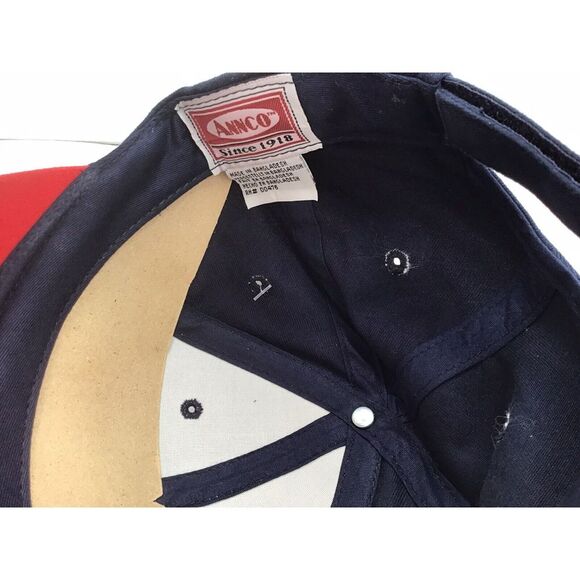 VINTAGE ATLANTA BRAVES OG LOGO MLB ANNCO STRAPBACK CAP - Picture 6 of 8